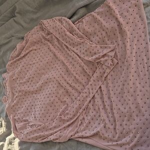 Beaded Nude layering long sleeve